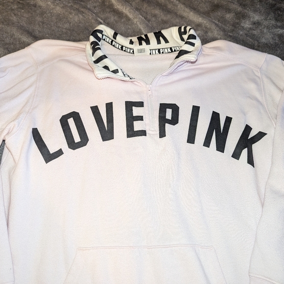 VS PINK 1/4 ZIP MED - Picture 2 of 4